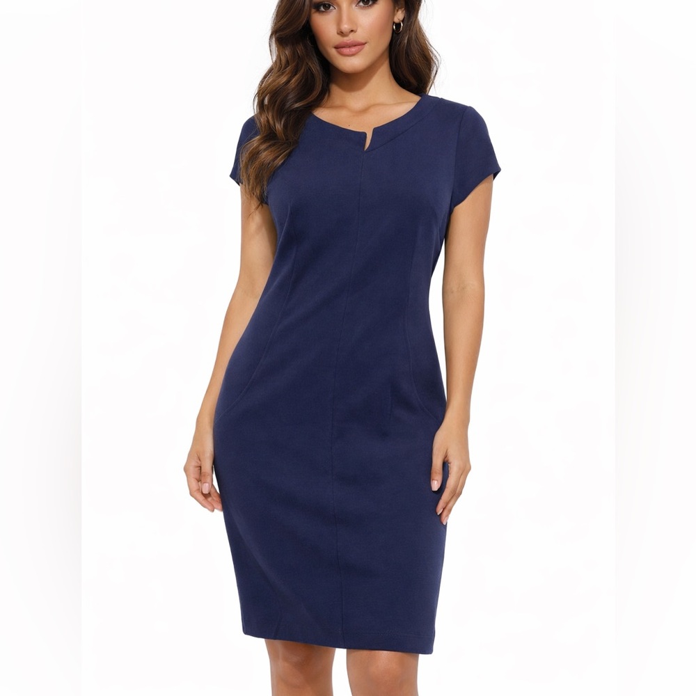 MM Lafleur Size 4 Classic Navy Mini Dress